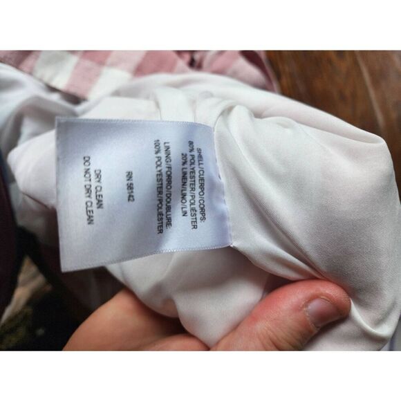 Gal meets glam Polly dress pink and white gingham dress size 4 - Picture 4 of 5